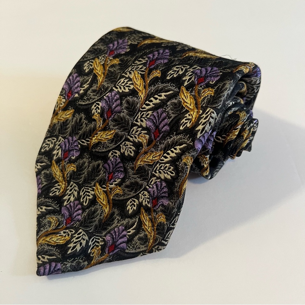 Robert Talbott, Best of Class, Hand Sewn, Silk, Floral‎ Mens Neck Tie